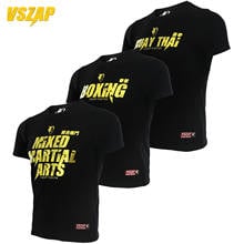 MMA t shirt mens rashguard jiu jitsu bjj t shirt Long Sleeve Fitness Muay Thai Boxing Sport Sweater mma rashguard Boxing Jersey 2024 - buy cheap