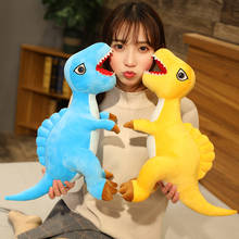 New Lovely Soft Huggable Dinosaur Plush Toys Cartoon Simulation Tyrannosaurus Cute Stuffed Toy Dolls for Kids Boys Birthday Gift 2024 - buy cheap