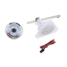 52mm Marine Boat Rudder Angle Gauge with Sensor 0-190Ω 9-32V White Dial 2024 - buy cheap