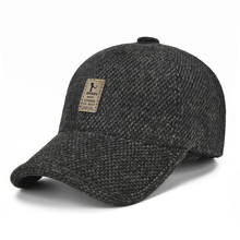 Sombrero cálido de algodón para hombre, gorra de béisbol para deportes al aire libre, de lana, informal 2024 - compra barato