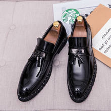 Мужские классические кожаные туфли, роскошные удобные водонепроницаемые лоферы, повседневная обувь из натуральной кожи, весна-осень 2024 - купить недорого