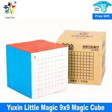 Yuxin-Cubo mágico de 9x9 para niños, Cubo mágico sin pegatinas, Cubo de velocidad de 9 capas, rompecabezas profesional, juguetes, regalo para niños, 9x9x9 2024 - compra barato