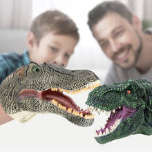 Plastic Dinasour Shark Hand Puppet Toys Funny Game for Children Simulation Animals Head Gloves Kids Boy Gifts 2024 - buy cheap