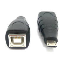 Мини USB 2,0 адаптер мини USB B Тип 5pin и Micro USB Тип 5pin папа на USB 2,0 B Тип мама для принтера сканер адаптер Черный 2024 - купить недорого