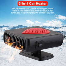 Calentador portátil de aire frío/caliente para coche, dispositivo de refrigeración, desempañador, calefactor RV 3 en 1, accesorios universales, 12V, 150W 2024 - compra barato
