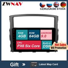 2 din android 9.0 reprodutor de multimídia de carro para mitsubishi pajero v97 v93 shogun montero 2006-2011 rádio estéreo gps navi unidade de cabeça 2024 - compre barato