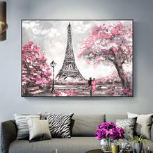 Paris Street View Wall Art Canvas Paintings For Living Room Paris Tower Modern Posters And Prints Wall Pictures For Home Decor 2024 - buy cheap