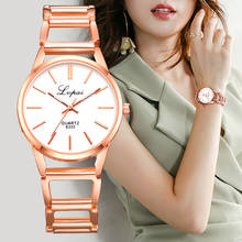 Lvpai Brand Luxury Fashion Watch Women Dress Bracelet Watch Fashion Quartz Wrist Watch For Women Classic Brand Gold Ladies Watch 2024 - compre barato