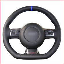 Capa de volante de couro artificial, para audi tt tts (8j) 2003-2012 a3 s3 (8p) sportback 2006-2014 r8 2024 - compre barato