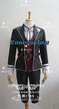 Anime  DIABOLIK LOVERS Kanato Sakamaki Cosplay Costume School Uniform Cloth Halloween Costumes 2024 - buy cheap