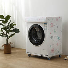 Cubierta de lavadora doméstica, cubierta de nevera de carga frontal, cubierta de polvo, cubiertas impermeables de lavadora 2024 - compra barato