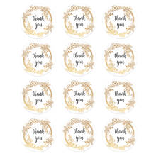 4.5cm obrigado adesivos para festas casamento natal adesivos scrapbooking embalagem adesivo selo etiquetas de papelaria adesivos 2024 - compre barato