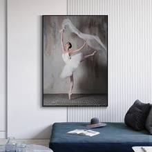 Retro Nostalgic Ballerina Posters Nordic Style Elegant Dancer Oil Paintings on Canvas Wall Art Pictures for Home Decoration 2024 - buy cheap