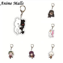 LLavero de acrílico de doble cara de Danganronpa, colección de Fans, figuras de juego de Anime, llavero Nanami, ChiaKi, Nagito, Komaeda 2024 - compra barato