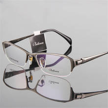 Men's Titanium Glasses Half frame Spectacle titanium frame Optical Glasses Frame Prescription Eyewear Frames 167 2024 - buy cheap