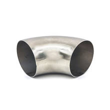 Codo de soldadura de escape, accesorio de tubo de acero inoxidable de 90 grados, 2,5 '', 63mm OD 2024 - compra barato