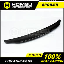 Carbon spoiler for AU-DI A4 B9 Sedan rear boot duck spoiler carbon fiber rear wings car Styling 2017-2019 2024 - buy cheap