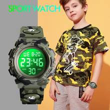 Skmei relógio digital esportivo para crianças, relógio led digital de pulso fashion para crianças meninos, meninas, 1548 2024 - compre barato