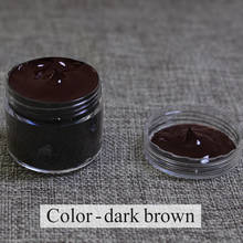 Dark Brown Leather Paint Shoe Cream Coloring in Bag Sofa Car Seat Scratch 30ml Leather Dye Repair Re 2024 - buy cheap