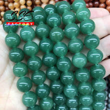 A+ Natural Green Aventurine Beads Round Loose Stone Beads 4 6 8 10 12mm For Jewelry Making DIY Bracelet Accessories 15'' Strand 2024 - buy cheap