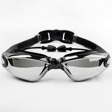 Óculos de natação profissionais à prova d'água, para homens e mulheres, anti-neblina, proteção uv 2024 - compre barato
