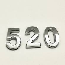 ABS Plastic 3D Numeral Door Plaque House Drawer Sign Plating Gate Digits 0 to 9 Number Tag Hotel Home Sticker Address Door Label 2024 - buy cheap