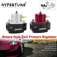 Hypertune 12-880 E85 regulador de presión de combustible de Bypass de aluminio de estilo ajustable de retorno Compatible con AN6 * 1 AN8 * 2 accesorios 2024 - compra barato