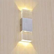 Fashion Simple modern living room bedroom bedside corridor acrylic brick LED wall lamp 2024 - buy cheap