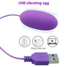 YEMA-vibrador de bala con enchufe USB para mujer, huevo vibrador de silicona resistente al agua, masturbador femenino, juguete sexual para adultos 2024 - compra barato