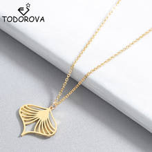 Todorova Fashion Geometric Pendant Gold-color Statement Necklace Stainless Steel Chains Collier Necklaces for Women Jewelry 2024 - buy cheap