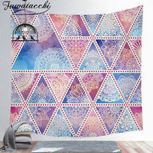 Fuwatacchi-Fondo de Mandala colgante, tapiz colorido para colgar en la pared, tapices bohemios, Hippie, para dormitorio 2024 - compra barato