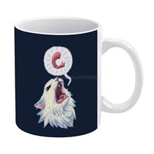 Taza blanca Shrimpin' Thurston The Cat de 8 bits, tazas de cerámica divertidas de 11oz para café, té, leche, gofres, gato, Meme de 8 bits 2024 - compra barato