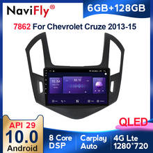 6+128G 1280*720 QLED screen BT5.0 WIFI Car Multimedia Player for Chevrolet Cruze J300 J308 2013-2015 GPS Head Unit SWC 4GLTE 2024 - buy cheap