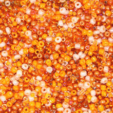 3mm 300 pçs laranja multicolorido checa spacer semente de vidro contas áustria cristal contas redondas para crianças jóias diy fazendo accessorie 2024 - compre barato