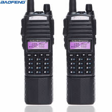 BaoFeng-walkie-talkie UV-82T de tres bandas, 136-174/220-260/400-520Mhz, 3800mah, 2 uds. De Antenas 2-PTT Amatuer Ham, Radio portátil, 2 uds. 2024 - compra barato