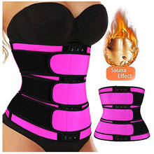 Postpartum Belly Band for Weight Loss High Compression Waist Trainer Abdominal Trimmer Belt Underbust Hot Sweat Body Shaper 2024 - buy cheap