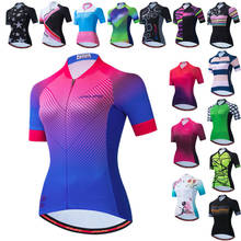 Weimostar Women Cycling Jersey 2021 Pro Team Cycling Clothing Summer Bike Jersey Tops Mountain Bicycle Shirt Road Cycle Wear 2024 - buy cheap