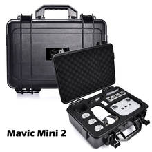 Mavic mini 2 caixa de capa à prova de explosão, abs impermeável capa dura, bolsa de mão, bolsa de viagem para dji mavic mini 2, acessórios de drone 2024 - compre barato