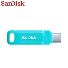 Sandisk ultra pendrive dual drive go, usb 3.1 tipo c 256gb 128gb 64gb para celular/tablet/pc 2024 - compre barato