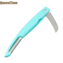 QueenTime 3in1 Folding Peeler Stem Eye Remover Stainless Steel Potato Apple Carrot Fruit Vegetable Paring Cutter Kitchen Tools 2024 - buy cheap