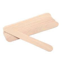 Varillas de depilación de madera, aplicador de cera desechable, espátulas de granos para bodywxing, decodificador de lengua, 100 Uds. 2024 - compra barato