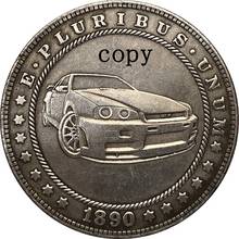 Hobo moeda de níquel, eua, morgan 1890-cc cópia tipo 144 2024 - compre barato