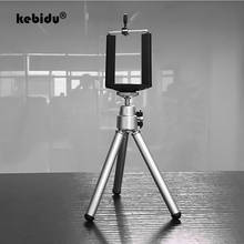 Kebidu mini tripé portátil, vara de selfie extensão para celular, com tripé extensível para xiaomi, iphone, smartphone 2024 - compre barato