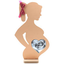 BABY ON BOARD Picture Cover Pregnant Woman Photo Frame Pregnancy Announcement Home Decor Wooden Signs With Bases PREGNANT LADY 2024 - buy cheap