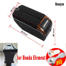 for Honda Element armrest box  Double doors open 7USB Centre Console Storage Box Arm Rest 2024 - buy cheap