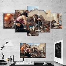 Video Game PUBG Oil Painting Wall Stickers Living Room Decoration HD Print Artwork Wall Poster Canvas Paints for Home Decor Gift 2024 - buy cheap