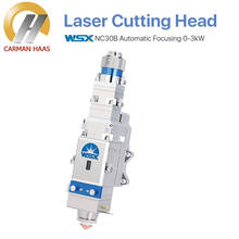 Wsx-cabeça de corte a laser 0-3kw nc30b, foco automático, alta potência, qbh 3000w, para corte de metal 2024 - compre barato