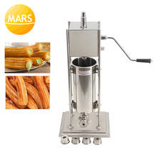 Máquina para fazer churros de 5l, fabricante de churros de aço inoxidável com 5 peças de bicos de churros 2024 - compre barato