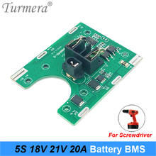 Li-ion Lithium Battery BMS 5S 18v 21v 20A 18650 battery screwdriver shura Charger Protection Board fit for Turmera 18V Turmera 2024 - buy cheap