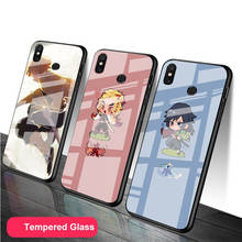 Anime Demon Slayer Kimetsu no Yaiba Tempered Glass Phone Case For Redmi Note 5 6 7 8 9 Pro Note8T Note9S Redmi8 9 Cover Shell 2024 - buy cheap